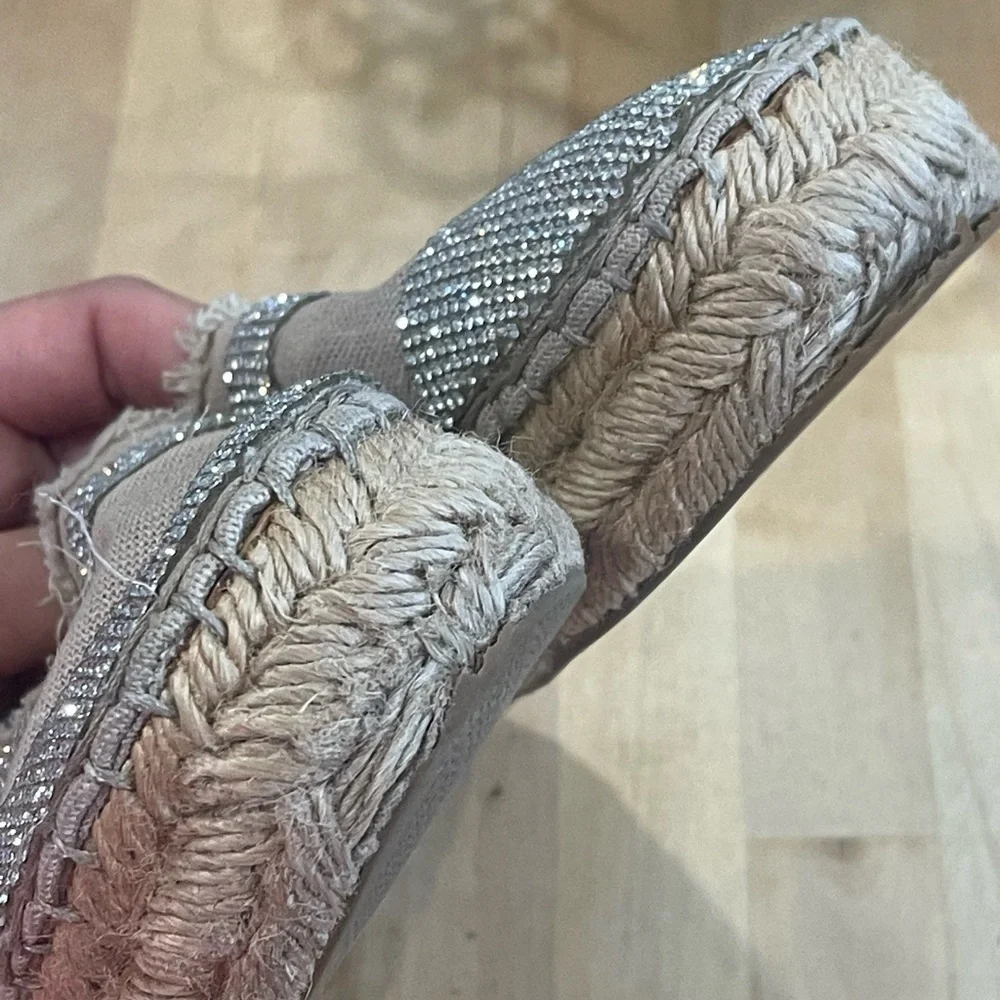 kendal & kylie rinestone espadrilles